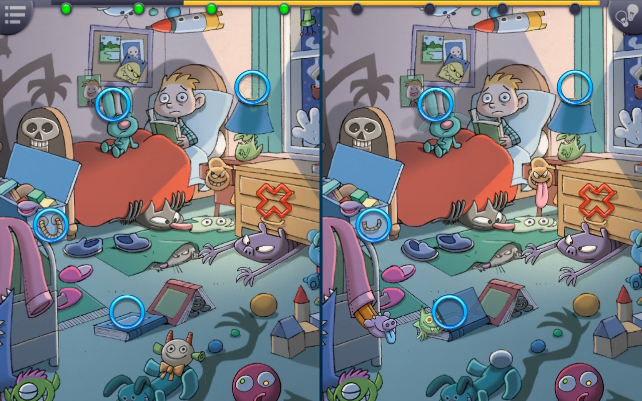 ۱۱ بازی فکری برای تحکیم حافظه مختصر مدت_اسپایدر 4 بازی پیدا کردن تفاوتها