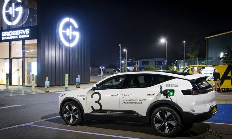 پولستار ۳ رکورد جهانی برد خودروهای برقی را شکست_اسپایدر 1 polestar 3 world record attempt 2025 048