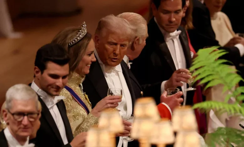 وجود مدیران بزرگ فناوری در ضیافت رسمی ترامپ در بریتانیا_اسپایدر 1 trump uk.jpg.webp