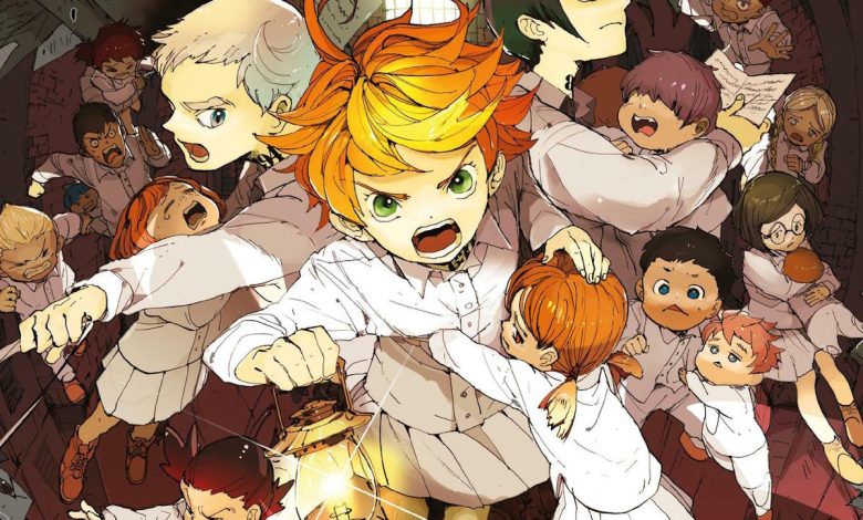 بهترین و احساسیترین انیمههای غمانگیز_اسپایدر 1 The Promised Neverland ۲۰۱۹
