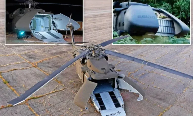 هلیکوپتر بدون کابین و رباتیک U-Hawk_اسپایدر 1 U Hawk robot helicopter.webp