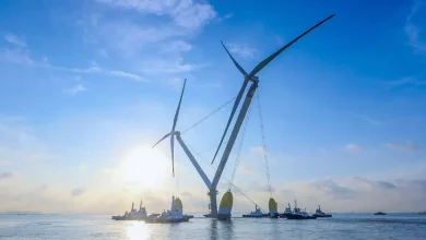 یک شرکت چینی میخواهد بزرگترین توربین بادی شناور جهان را بسازد_اسپایدر 3 china wind turbine.webp