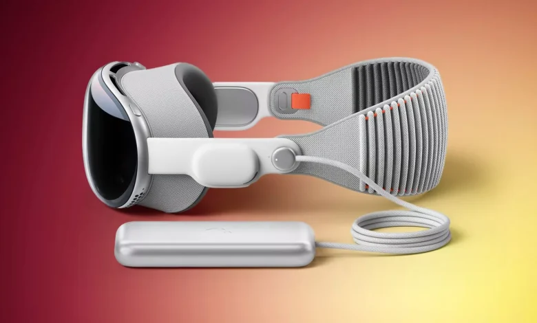 نسخه بعدی اپل ویژن پرو به گمان زیادً با بند تازه Dual Knit Band اراعه میشود_اسپایدر 1 vision pro dual knit band.jpg.webp